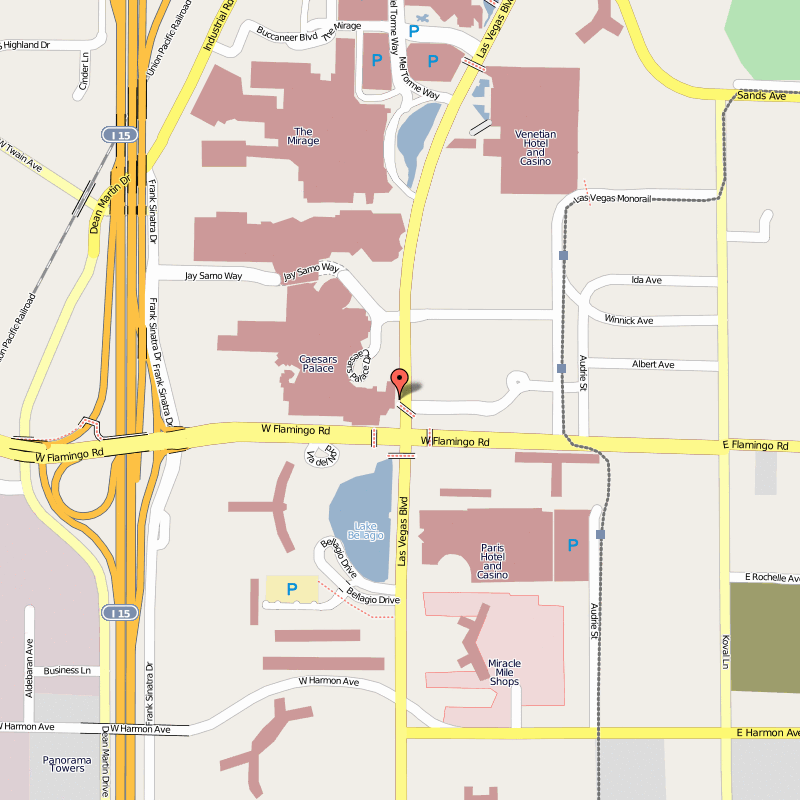 Caesars Palace Maps